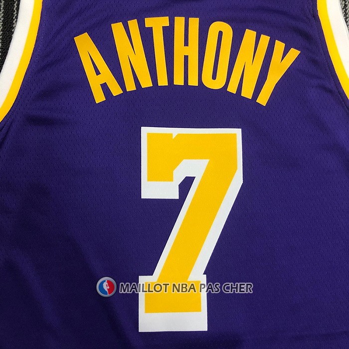 Maillot Los Angeles Lakers Carmelo Anthony NO 7 Statement 2020-21 Volet